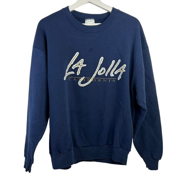 Vintage Shirts Vintage 8s Mens Sz Xl La Jolla California All American Crew Neck Sweatshirt